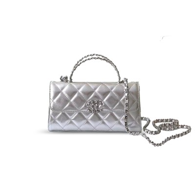 CHANEL FLAP PHONE HOLDER WITH CHAIN AP3238 (18*10*4.5cm)